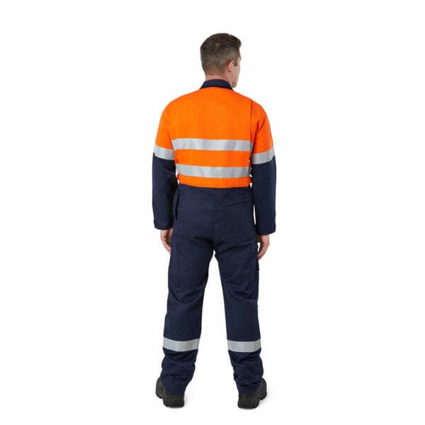 Coverall FR Orange/Navy HiVis - Image 2
